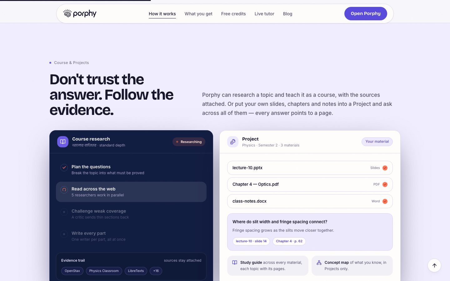 Porphy screenshot 4